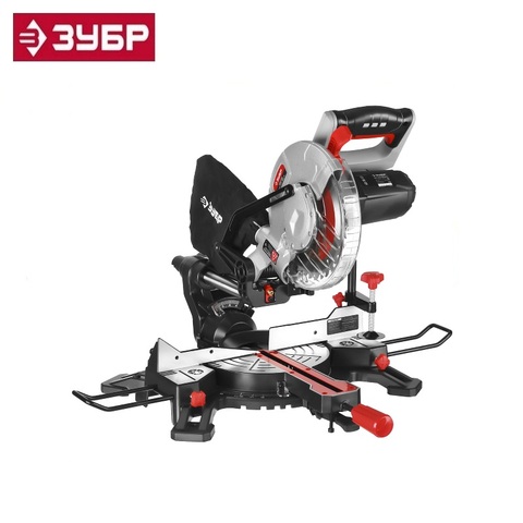Miter saw, ZUBR ZPT-210-1600 PL, d = 210 x 30 mm, 1600 W, 5000 rpm, laser, table extensions Cutting Wooden Blanks Angle cuts ► Photo 1/6