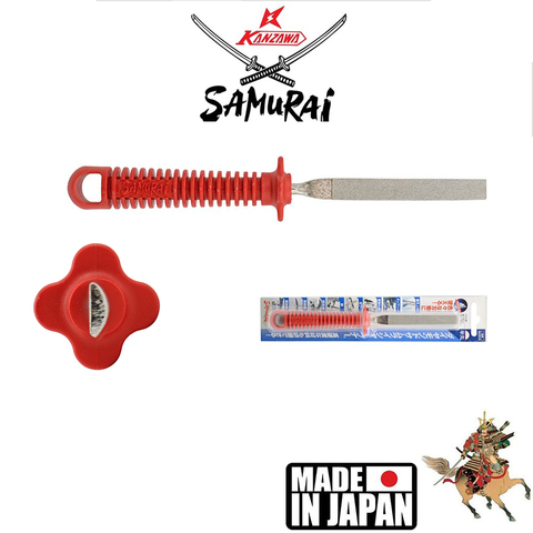Trimming tools, Samurai dfm-76, abrasive semi-circular file for sharpening secators and scissors ► Photo 1/1