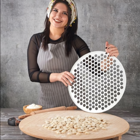 Ravioli Maker Making Pastry Dough Press Manti Mould Pelmeni Pasta Mantı Mold Dumpling Kitchen Tools DIY Wrapper 200/61/37 Holes ► Photo 1/6