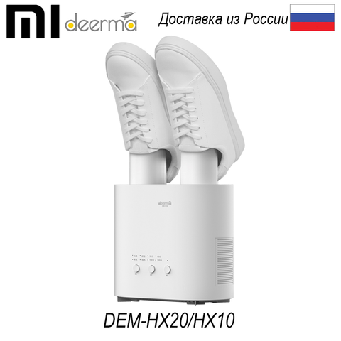 Dryer for shoes Xiaomi deerma dem-hx20 shoe dryer rated power 235 W, 4 modes of drying, fast heating for 15 seconds. ► Photo 1/6