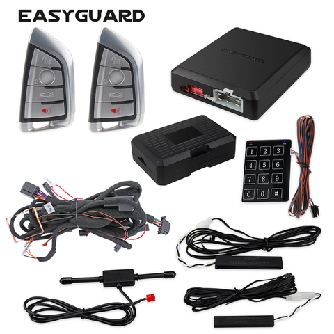 EASYGUARD plug & play compatible CAN BUS PKE kit fit for BMW E60,E61,E83,E85,E87,E88,E89,E90,E92,F13 keyless entry remote start ► Photo 1/6