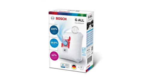 Type G ALL PowerProtect Dustbags Replacement Bosch BGL3A234 Vacuum Cleaner - 4 Pieces - BBZ41FGALL ► Photo 1/5