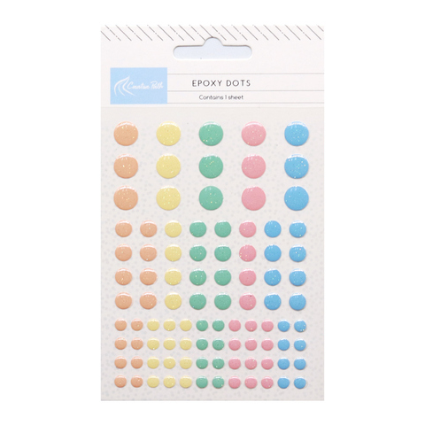 CRZCrafter Enamel Dots Sprinkles Resin Epoxy Stickers Self Adhesive Crafts Embellishments Scrapbooking Cardmaking Decoration ► Photo 1/6
