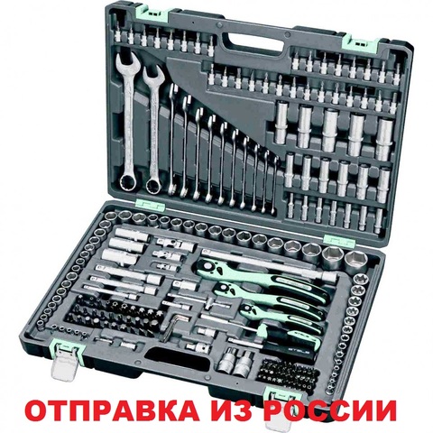 Tool Kit  Stels 82- 216 items , 1/4, 3/8, 1/2, Cr-V, S2 ► Photo 1/6
