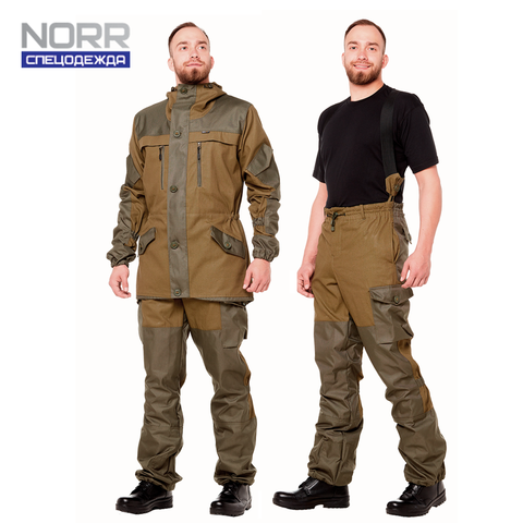 Suit slide Norr overalls suit for hunting and fishing camouflage zipper suit men's 100% cotton ► Photo 1/6