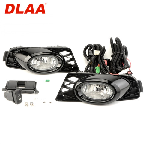 For Honda Civic 4D 2009-2011 Kit fog light with wire and button [DLAA HD-345] ► Photo 1/6