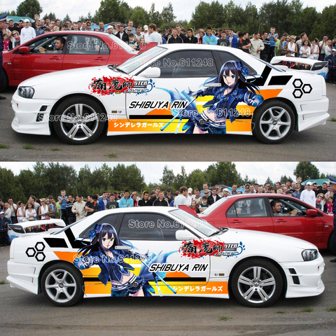 HD Inkjet Japan Anime Girl Car Sticker ACGN Comic Game Character Decals THE iDOLMaSTER Body Color Change Film ► Photo 1/2