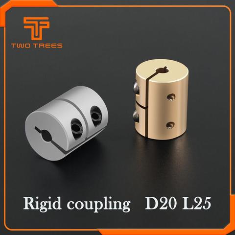 3D Printer T8 Lead screw rigid shaft coupler clamp stepper servo motor coupling D20L25 5x8x25mm for Ender 3 Ender 5 Sapphire pro ► Photo 1/6