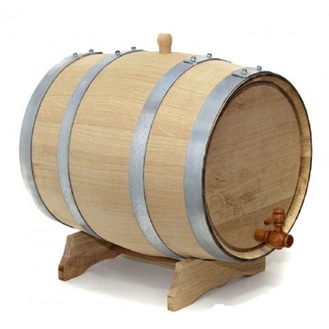 Oak barrel of chopped oak 30 liters 