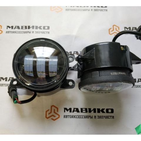 LED (led) Fog Light for Lada Vesta, Lada Xray, Lada Granta FL, Megane Renault, ► Photo 1/6