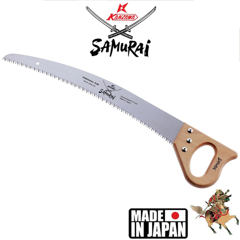Saw Samurai d-540-lh, saw with изогнутом полотном, wooden handle ► Photo 1/2