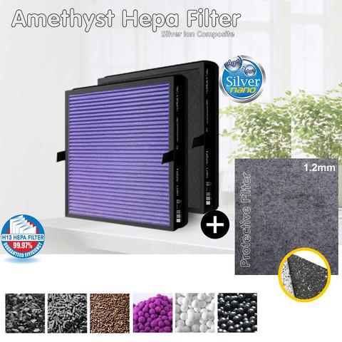 Nikken Air Wellness Power5 Pro Air Purifier Compatible Hepa Carbon Combined Filter new Antiviral Silver Ion Protective Filter ► Photo 1/6