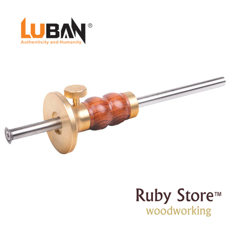 Qiangsheng Luban Wheel Marking Gauge, Bronze with Bubinga Body - Fine Woodworking ► Photo 1/6