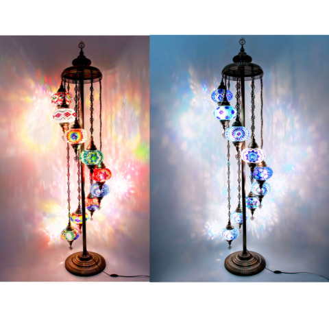Turkish mosaic floor lamp 11 variations. ► Photo 1/6