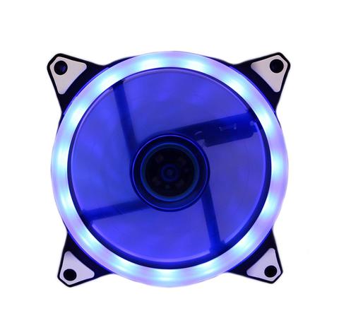PC cooling fan, led, blue on contour, 120mm ► Photo 1/3