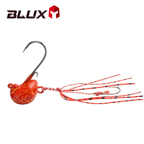 BLUX 20g 30g 40g DEEP CONTROL UP Tenya Madai Jig Kabura Saltwater Fishing Lure Jighead Lead Sea Boating Bait Shrimp Rubber Skirt ► Photo 1/6