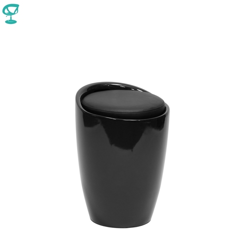 94901 Barneo N-13 Plastic Kitchen Breakfast Interior Stool Bar Chair Kitchen Furniture Black free shipping in Russia ► Photo 1/6