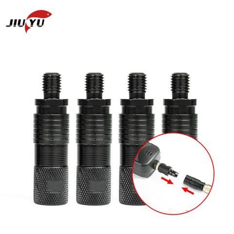 1pcs Aluminum Alloy Quick Release Adapter Connector Carp Fishing Rod Bite Alarm Rod Holder Connector Carp Fishing Accessories ► Photo 1/6