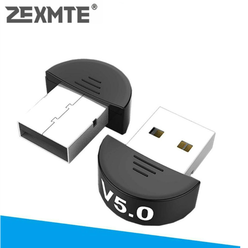ZEXMTE Mini Wireless USB Bluetooth 5.0 Adapter Transmitter for Computer ...