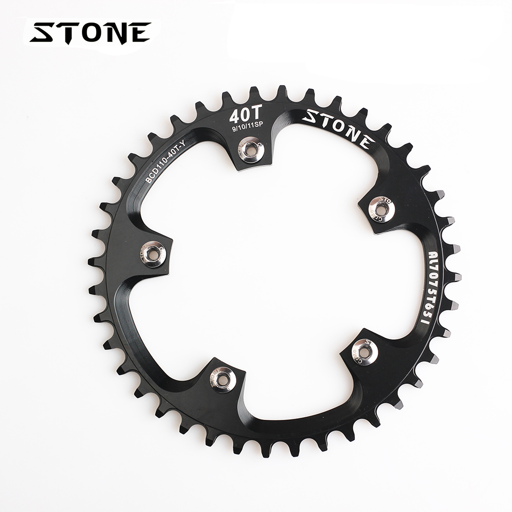 Stone MTB Bike Single Chainring BCD 110mm 34T 36T 38T 40T 42T 48T 58T ...