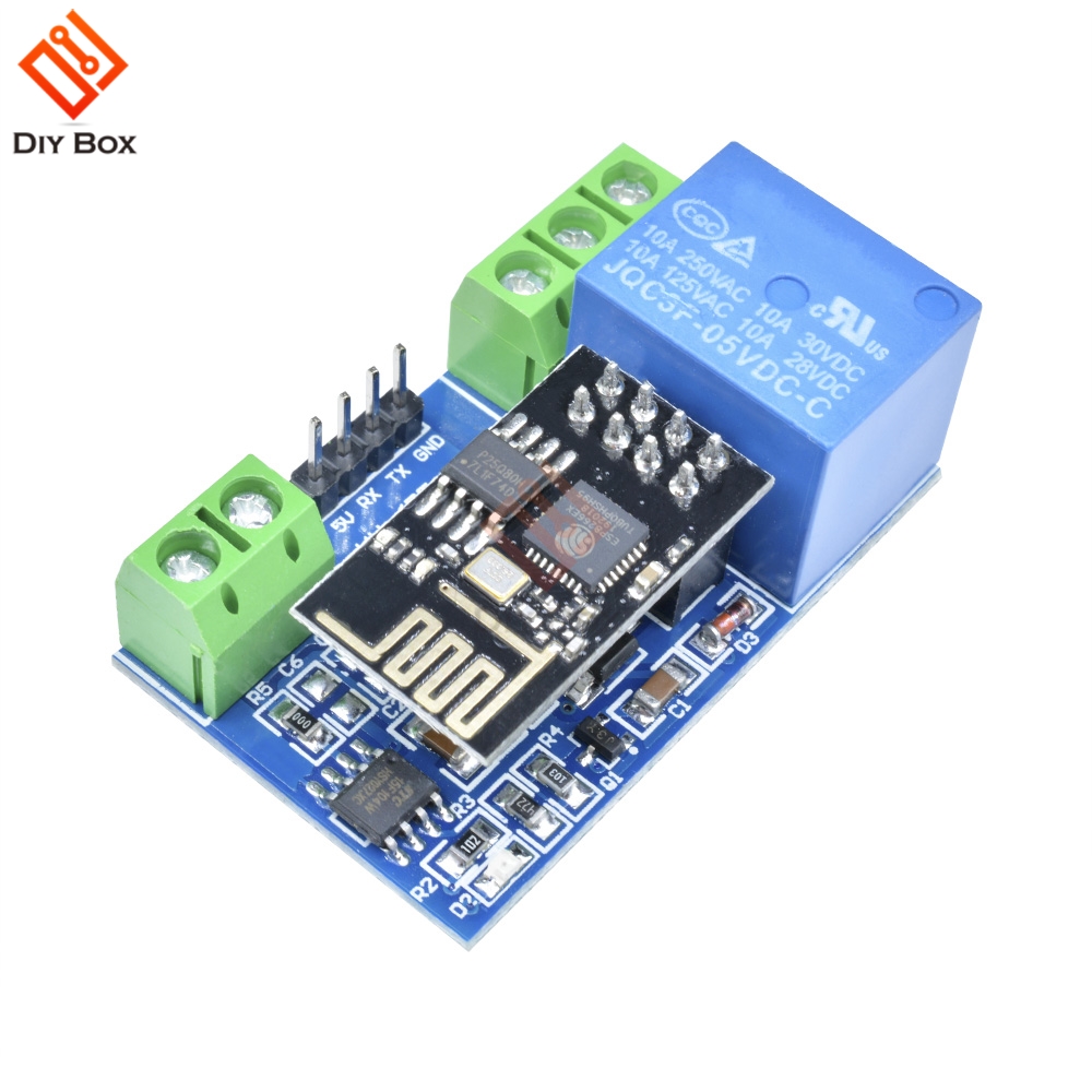 ESP8266 ESP-01 DC 5V WiFi Relay Module Things Smart Home Remote Control ...
