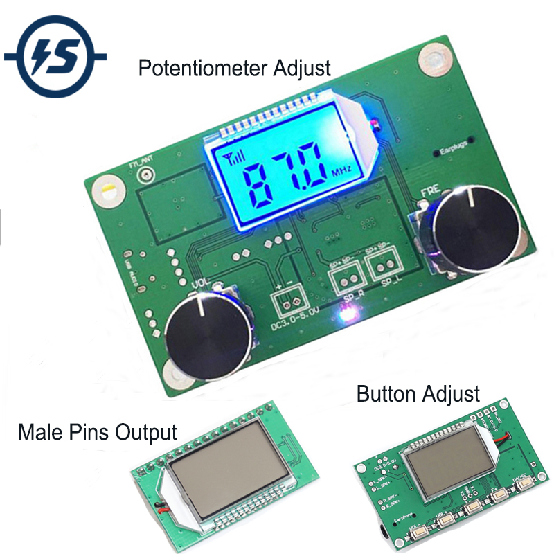 FM Receiver Module Wireless Frequency Modulation FM Radio Module ...
