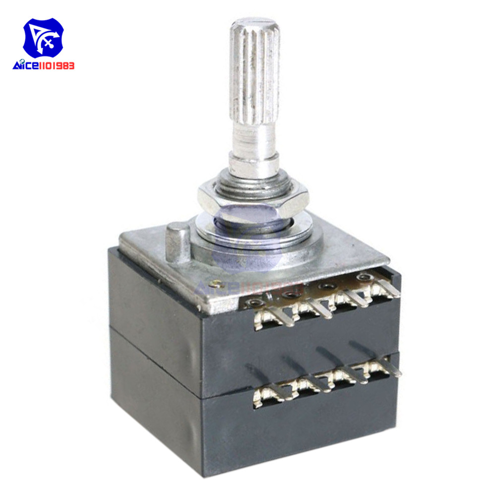 ALPS Audio Pot ALPS RH2702 Stereo Volume Control Potentiometer - 100K ...