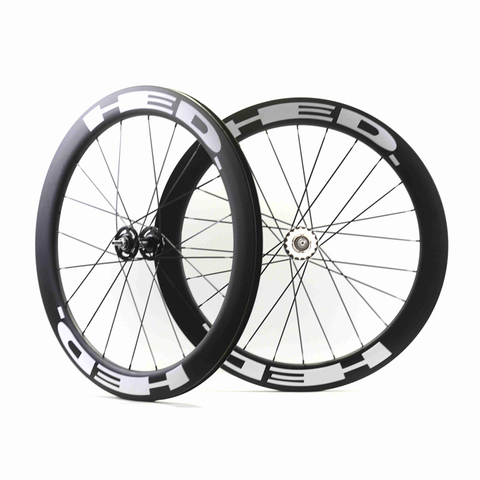 Buy Online 700c Carbon track wheels fixed gear carbon wheelset 60mm