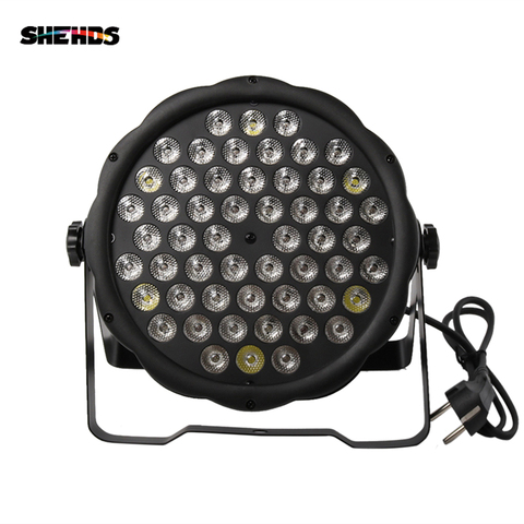 Venta caliente LED plano Par 54x3W iluminación LED Par luz estroboscópica DMX controlador fiesta Dj Disco Bar proyector de efecto de atenuación estroboscópico ► Foto 1/6