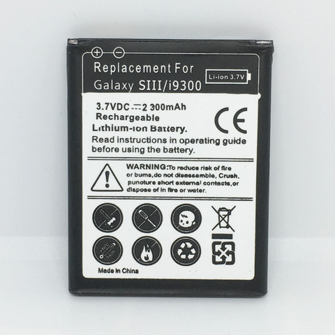 Alta calidad EB-L1G6LLU S3 batería de repuesto para la batería de Samsung Galaxy S3 i9300 i9308 L710 i535 i9305 T999 i9082 batería SIII ► Foto 1/4