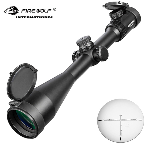 Fire Wolf-Rifle de aire óptico con iluminación verde y roja, telémetro de francotirador, mira telescópica con Tactical8-32X56E ► Foto 1/6
