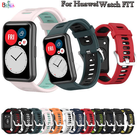 BEHUA-Correa de silicona para reloj inteligente, Pulsera original con accesorios de herramientas de goma para Huawei ► Foto 1/6