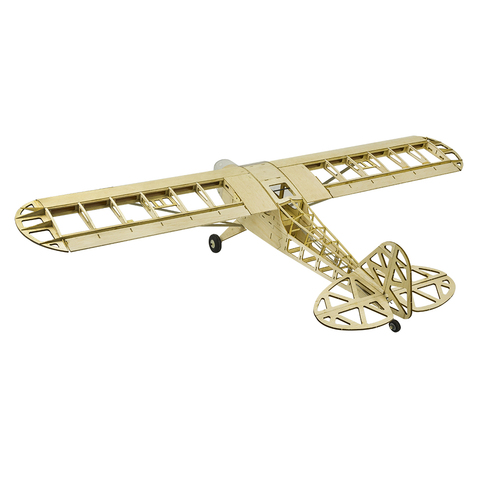 S2301 Balsa-avión eléctrico de madera a control remoto, 1200mm, J3 CUB, modelo volador sin montar, Avión RC, juguetes para niños ► Foto 1/6