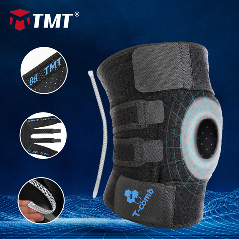 TMT-rodillera protectora de verano con estabilizador lateral, almohadilla de rótula EVA para el trabajo, deporte, senderismo, correr, ciclismo ► Foto 1/6