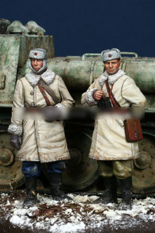 Tuskmodel-kit de figuras en miniatura de resina, tanque ruso, crewman 2, figuras a35092 ► Foto 1/1