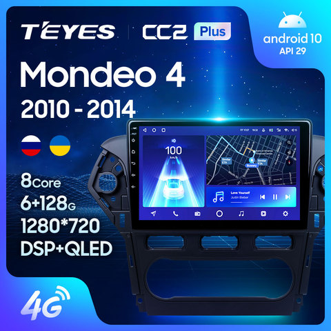 TEYES-Radio Multimedia CC2L CC2 Plus con GPS para coche, Radio con reproductor, Android No 2din, DVD, para Ford Mondeo 4 ► Foto 1/6