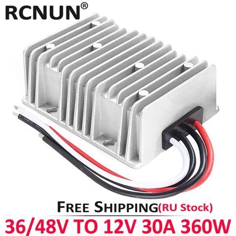 RCNUN-Convertidor de corriente para coche de Golf, regulador de voltaje con CE RoHS, 36V, 48V a 12V, 13,8 V, 5A, 10A, 15A, 20A, 30A, CC, CC ► Foto 1/6