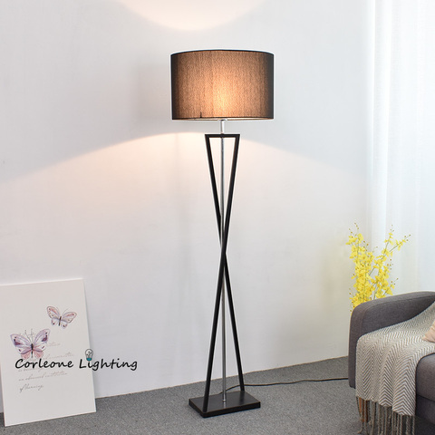 Lámpara LED de pie moderna y creativa, soporte de hierro para dormitorio, sala de estar, decoración de esquina de la casa, accesorios de iluminación Led ► Foto 1/6