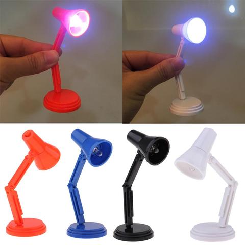 Lámpara de escritorio LED multicolor a escala 1/6, modelo de muebles, juguetes calientes, accesorio para casa de muñecas BJD, lámpara de techo en miniatura, luz LED para casa de muñecas ► Foto 1/6