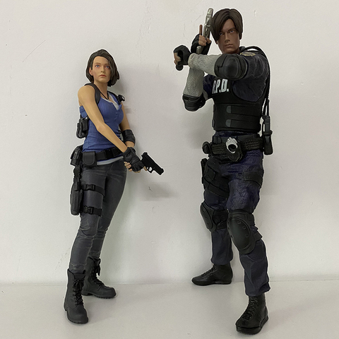 Nuevo tipo de riesgo biológico RE:3 Jill Valentine figura PVC figura de acción estatua León Scott Kennedy figura juguete de modelo de colección, regalo de 30cm ► Foto 1/6