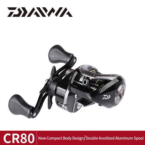 DAIWA-Carretes de pesca CR80 de perfil bajo, arrastre máximo de 7kg, carrete de pesca Baitcasting, relación de engranajes de 6,8 ► Foto 1/6