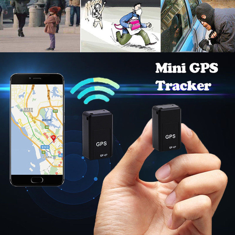 Localizador de rastreador Mini GPS con GPS para coche, dispositivo de seguimiento de grabación antipérdida, manual de usuario en inglés, Control por voz, puede grabar ► Foto 1/6