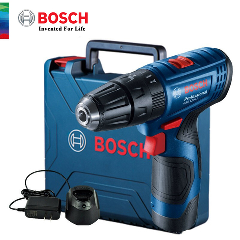 Bosch-taladro eléctrico 3 en 1 GSB120-LI, 12V, perforadora de impacto inalámbrica recargable, multifunción, bricolaje, para el hogar ► Foto 1/6