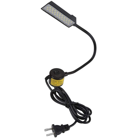 Lámpara de luz LED ropa, máquina de costura, lámpara de luz LED de cuello de cisne DE TRABAJO DE AC110-265V, accesorios para luminaria, triangulación de envíos, 15/30 ► Foto 1/6