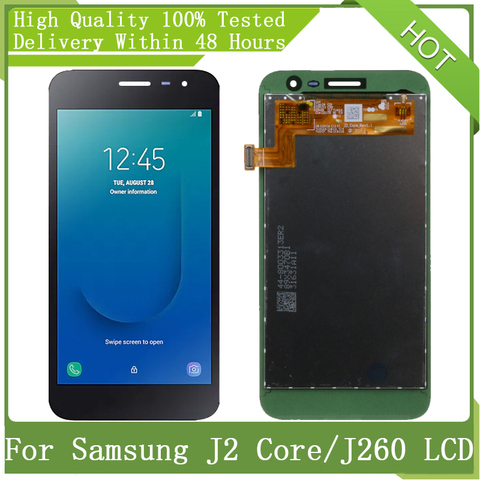 Pantalla LCD Amoled J2 Core J260 J260M J260F J260G para Samsung Galaxy 5, piezas de montaje de digitalizador con pantalla táctil + Paquete de Servicio ► Foto 1/6