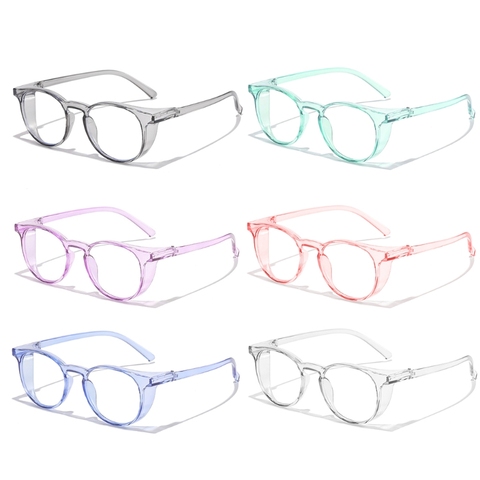 Gafas de seguridad Anti niebla gogles gafas protectoras lado escudos Anti-Luz Azul protección para ojos para hombres mujeres leyendo Gla ► Foto 1/6