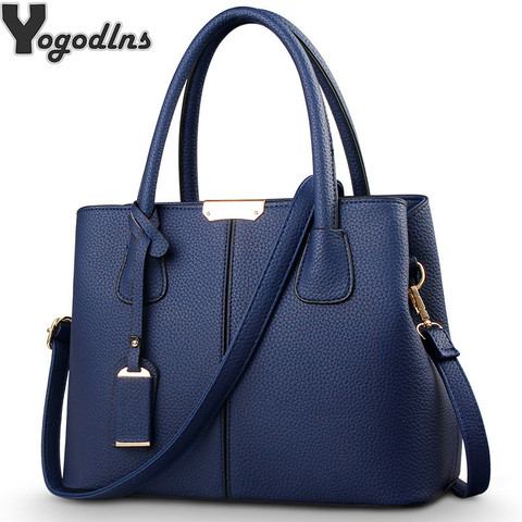 Bolsos de cuero PU para mujeres señoras bolso mujer cuadrado hombro Bolsas Femininas Sac nueva moda bolsos ► Foto 1/6