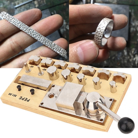 Máquina dobladora de anillos para oro, plata, cobre, Mini molino de laminación, herramientas de joyería ► Foto 1/6