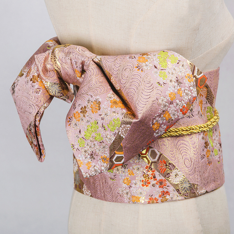 Kimono japonés de Cummerbunds para mujer, accesorio de vestido de hermosa mariposa, Estampados de flores, Yukata, pretina, Cosplay, Estilo Vintage ► Foto 1/5