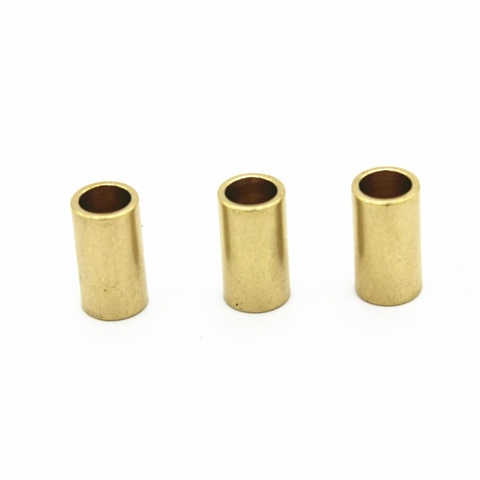 50 Uds 5,5*9,5mm 5*8mm de Metal abalorios de tubo de latón perlas de espaciador 4,2mm cuentas con orificio para la fabricación de la joyería ► Foto 1/5